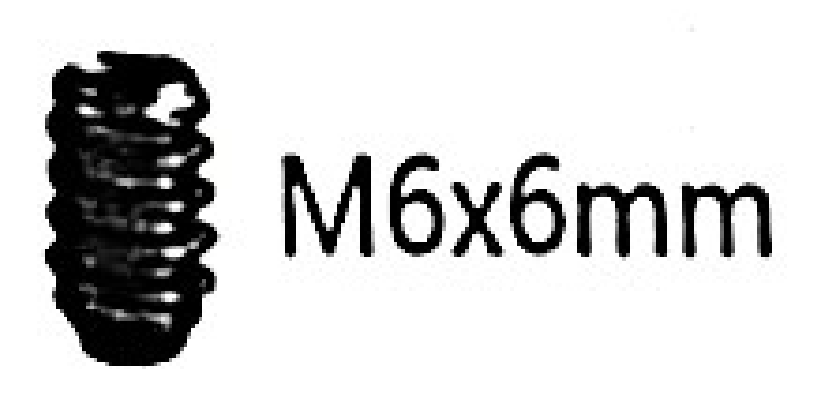 Screw Hex Allen Head Socket M6 x 6mm