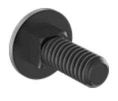 90185A101 - Screw 1/4"-20 Bolt Thread Size,Square-Neck Carriage Bolt, 3/4" Long