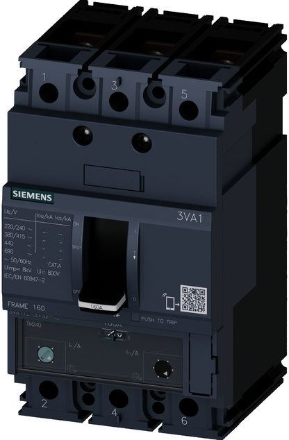 3VA1150-6EF32-0AA0 / 3VA11506EF32-0AA0. Molded Case Circuit breaker (SIEMENS)