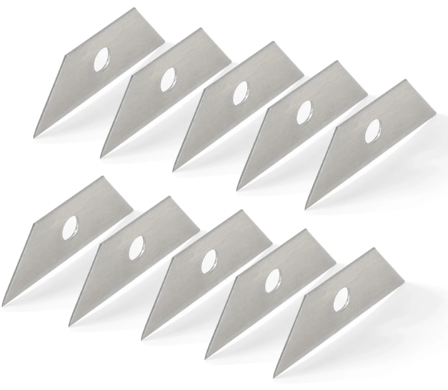 WORKPRO 10PCS Utility Knife Blades SK5 Mini Blades for Mini Knives Small Blades